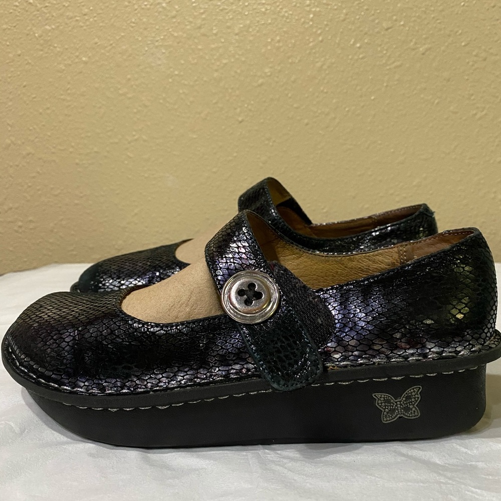 Alegria Women’s Black/Silver Shoes